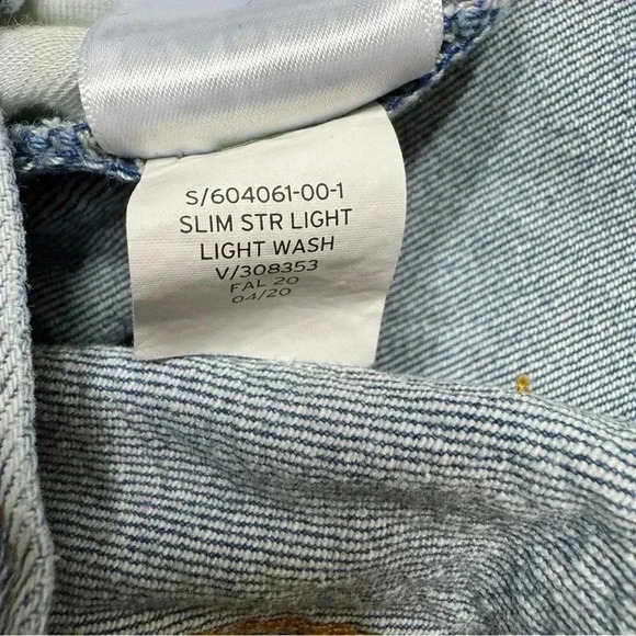 {GAP} "Slim" 31x30 Straight Leg Acid Wash Stretch Denim Jeans - Picture 6 of 7